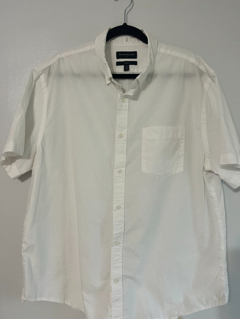 Slim-Fit Linen Blend Shirt: Banana Republic